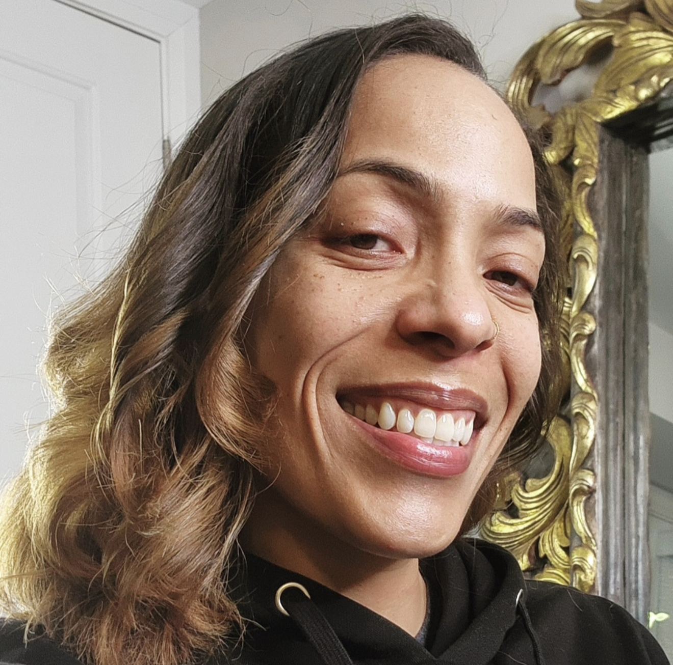 Keshia smiling