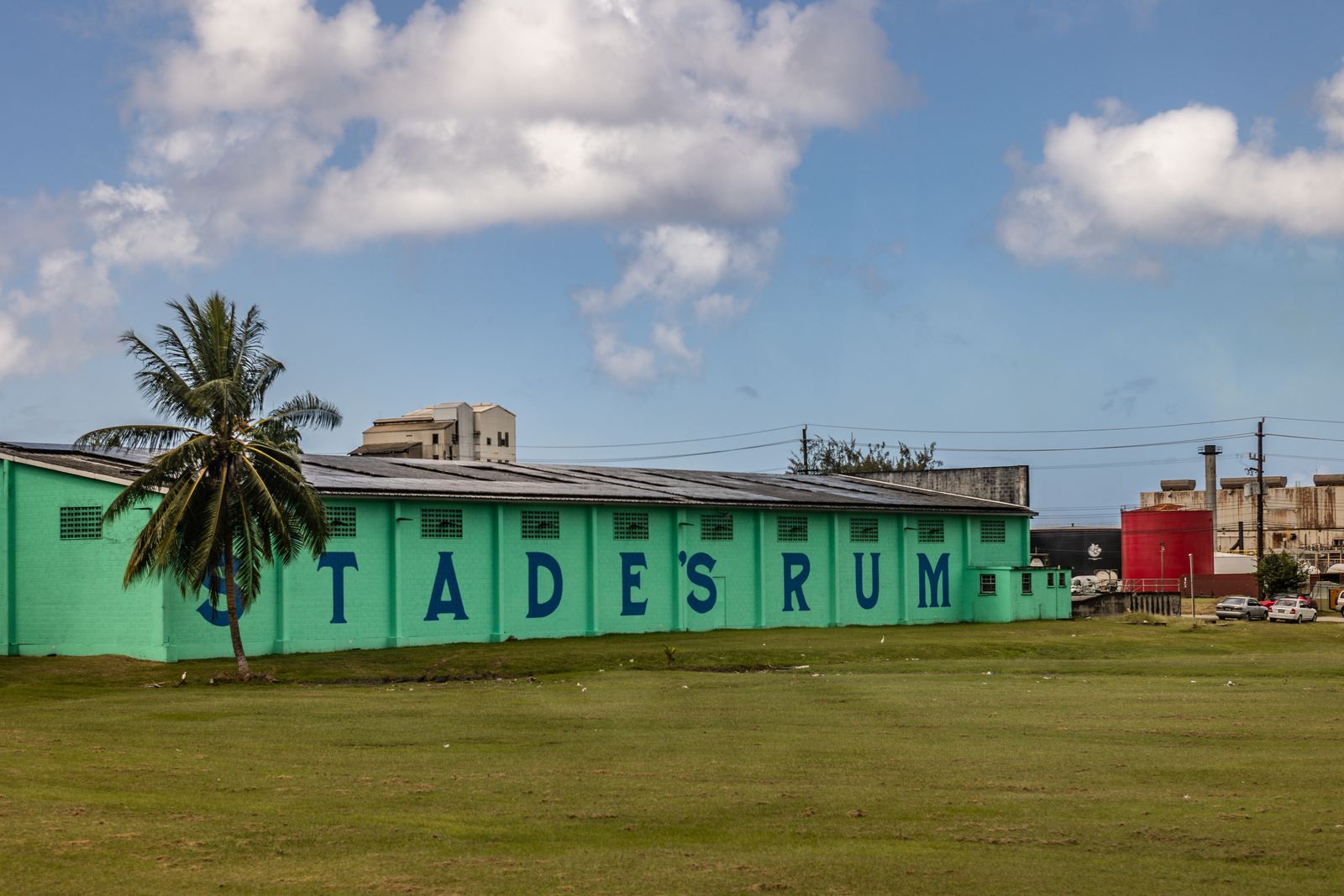 Stade's Rum distillery building on Brighton Road
